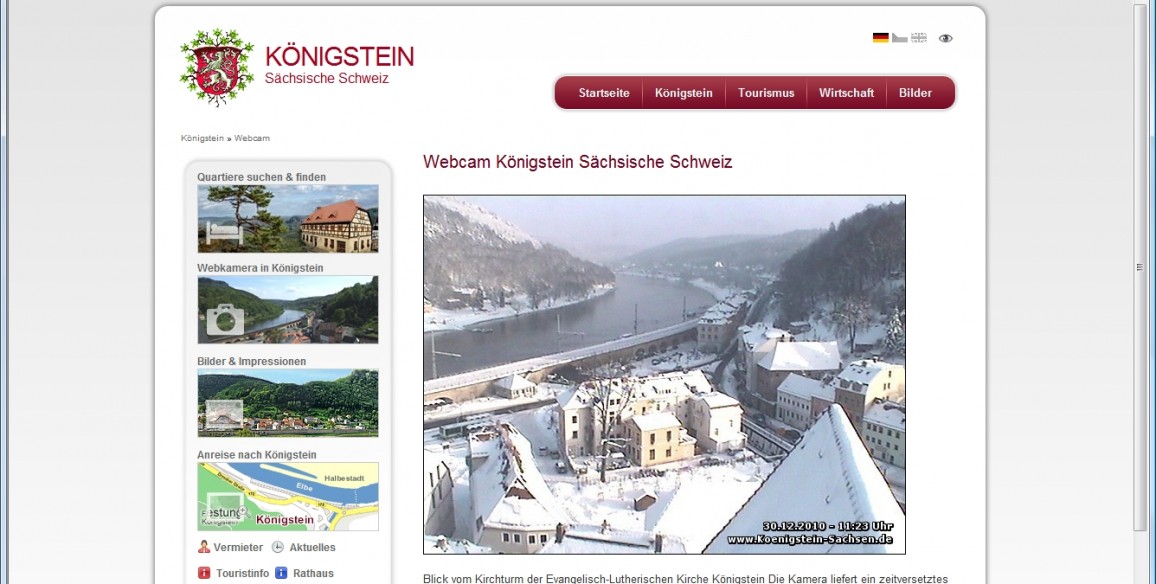 Webcam Königstein, Sachsen