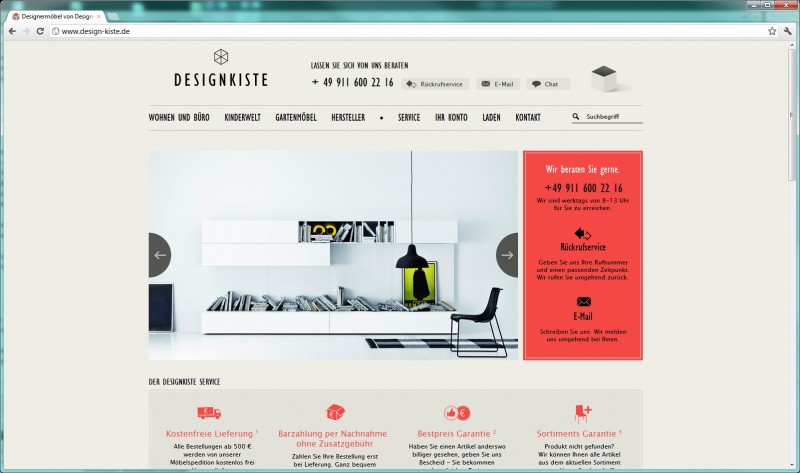 Onlineshop Design-Kiste.de